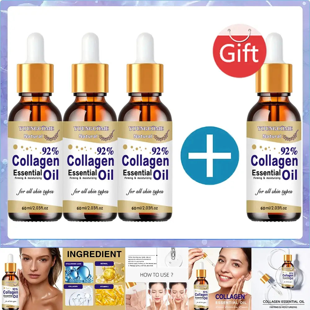 Collagen Peptide Anti Aging Serum For Face Skin Brightening Reduces Fine Lines And Wrinkles Heals And Repairs Skin