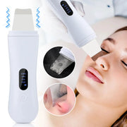 Moajaza Ultrasonic Skin Scrubber Spatula Ion Deep Facial Cleaning Device With 4 Modes For Lifting And Peeling Skin Care