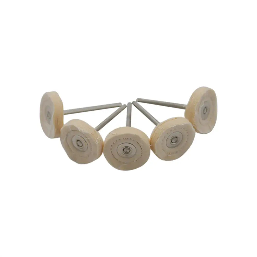 5 Pieces 25mm Cloth Polishing Wheels Buffing Pads For Jewelry And Metal Finishing On Dremel Rotary Tools