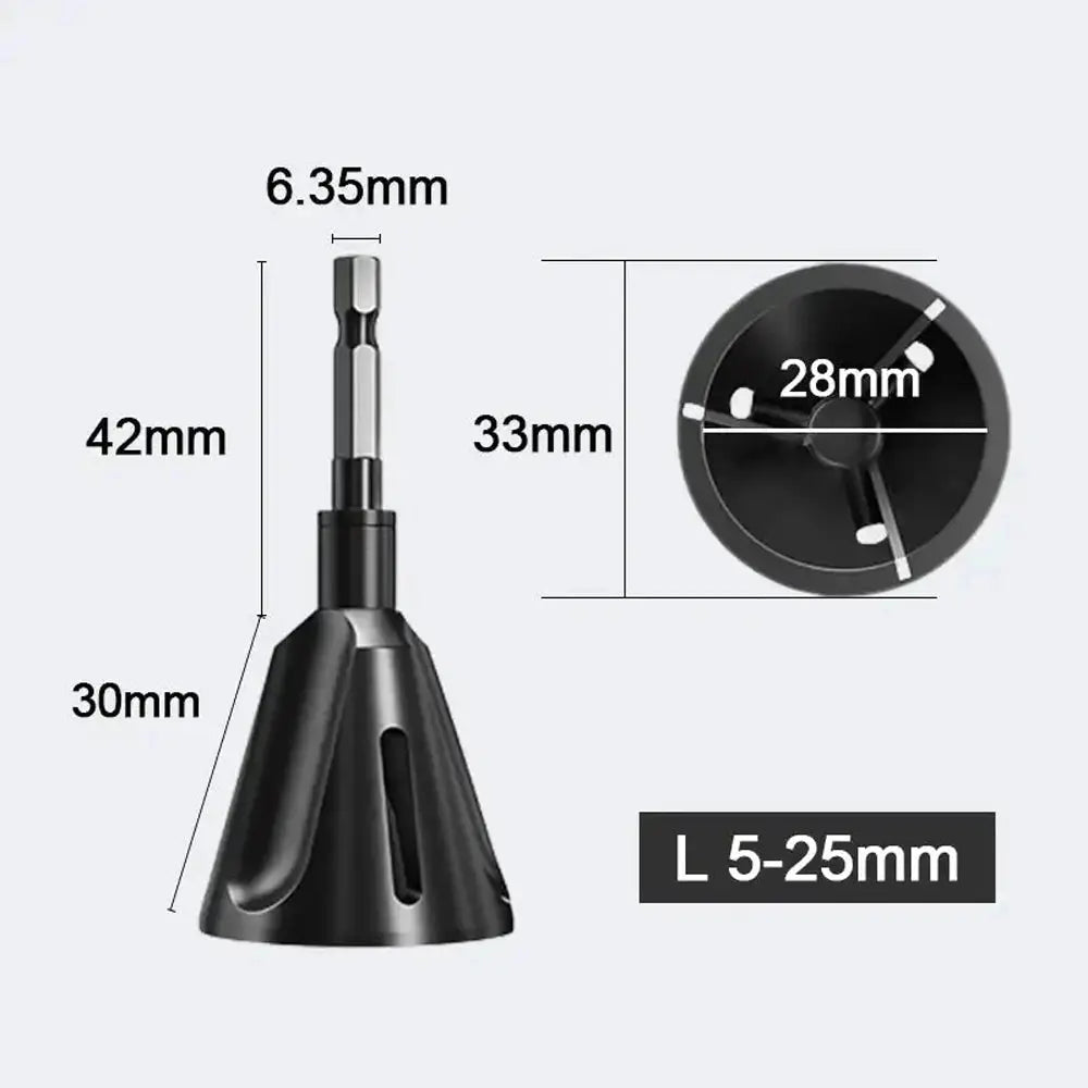 Deburring External Chamfering Tool With Tungsten Carbide Blade For Screws Bolts Pipes Rods Drilling