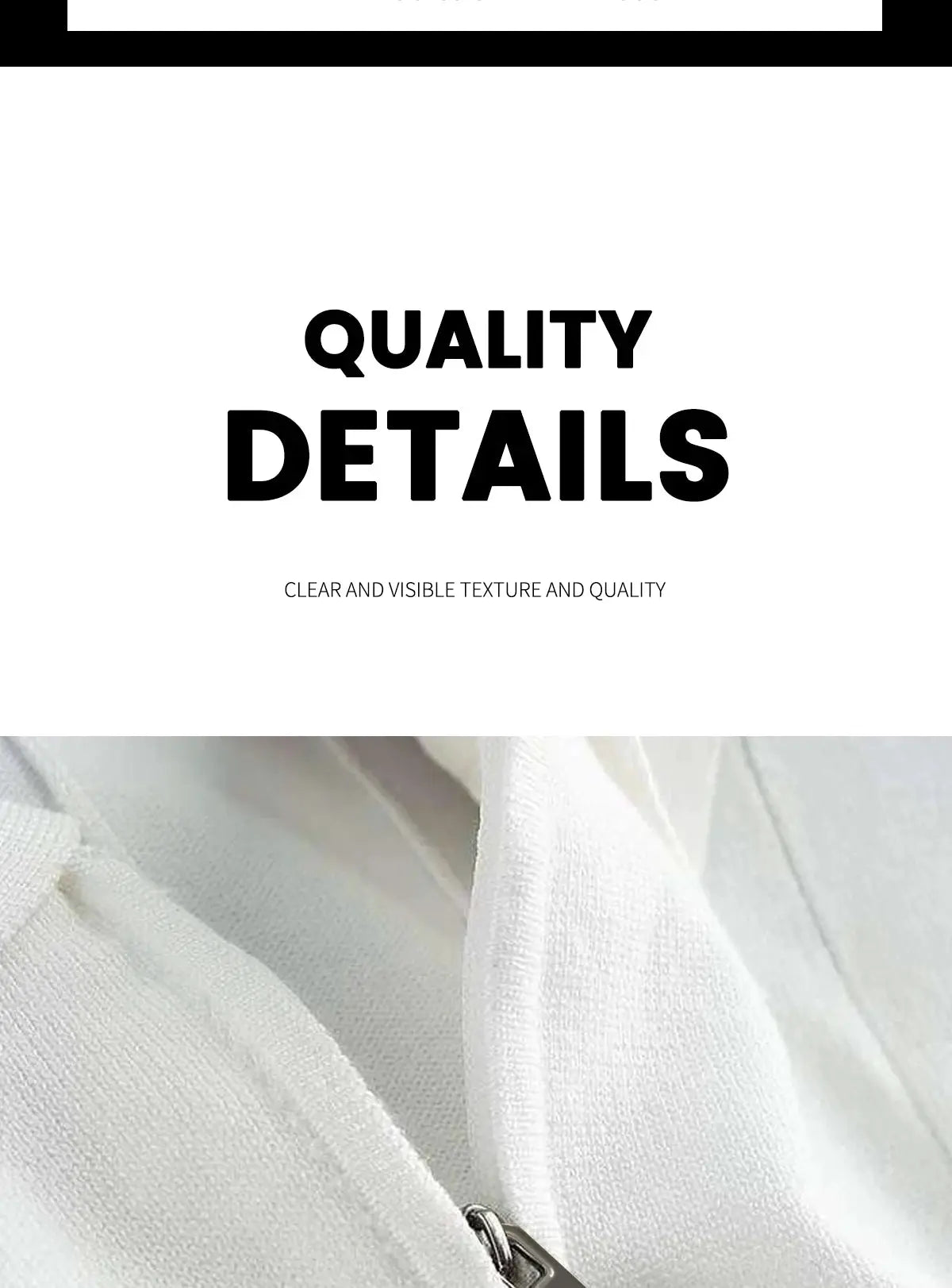 Men's white knit polo shirt with half-zip front, breathable fabric from Simples Market.