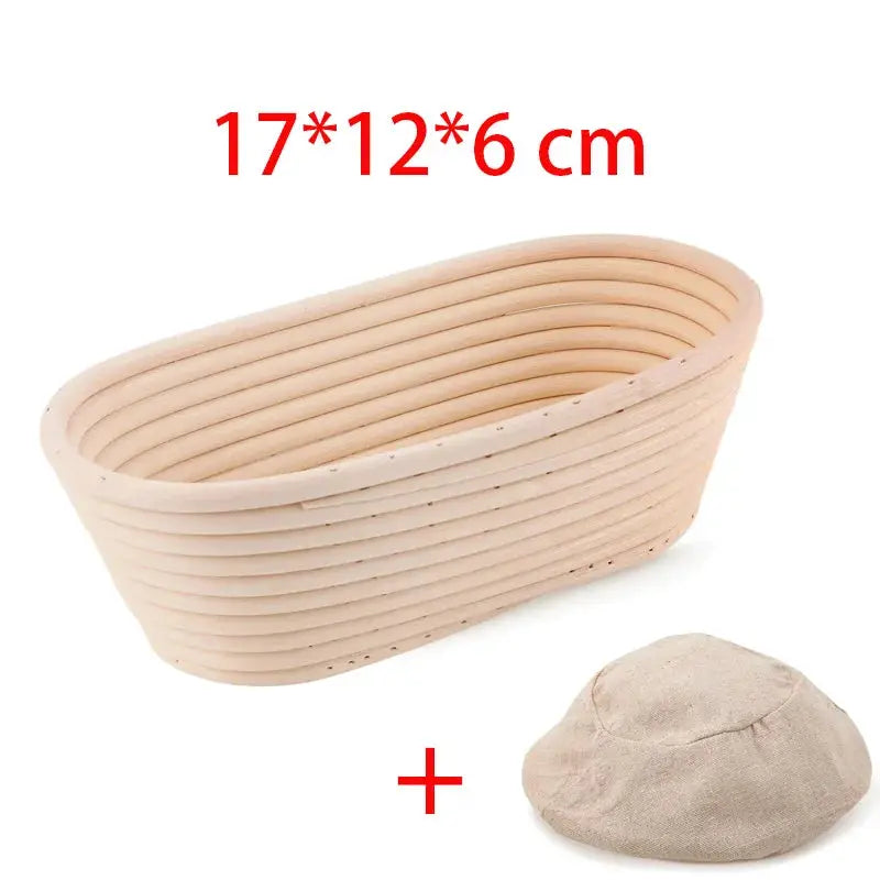 Oval Rattan Bread Proofing Basket Sourdough Banneton Fermentation Wicker Dough Proofing Bowl For Homemade Loaves
