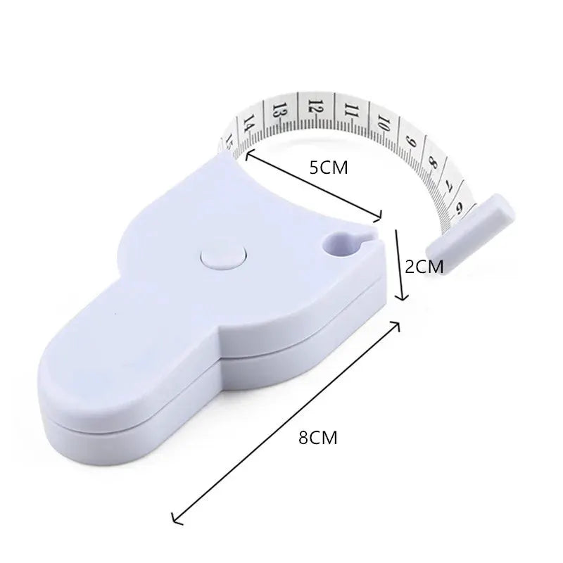 Self Tightening Body Measuring Tape Ruler 150cm 60 Inch Sewing Tailor Dressmaking Measure