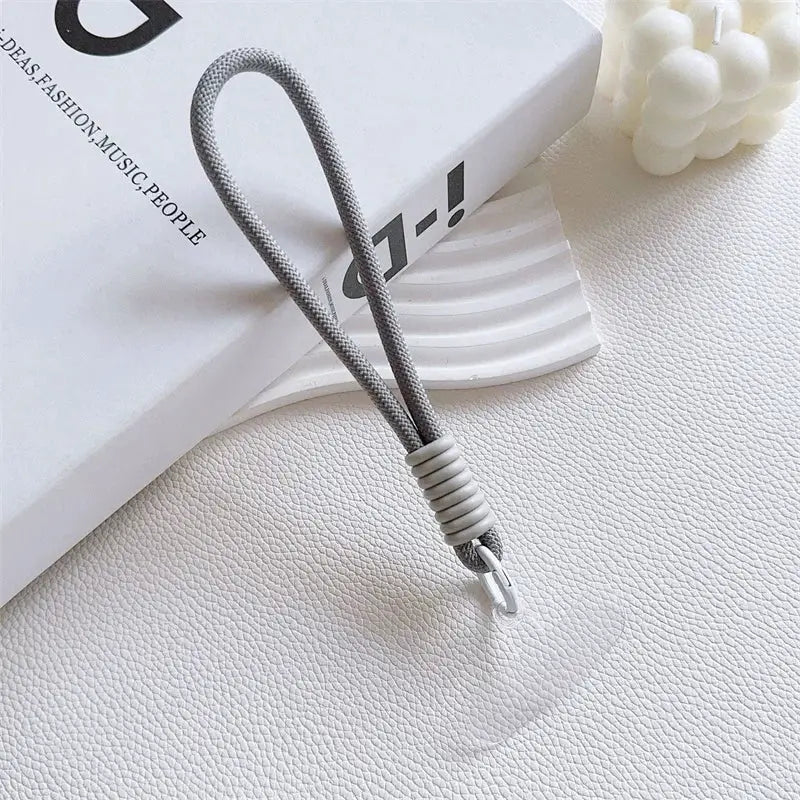 Mobile Phone Lanyard Strap With Patch Attachment For Secure Phone Case Rope Keychain And Hanging Chain