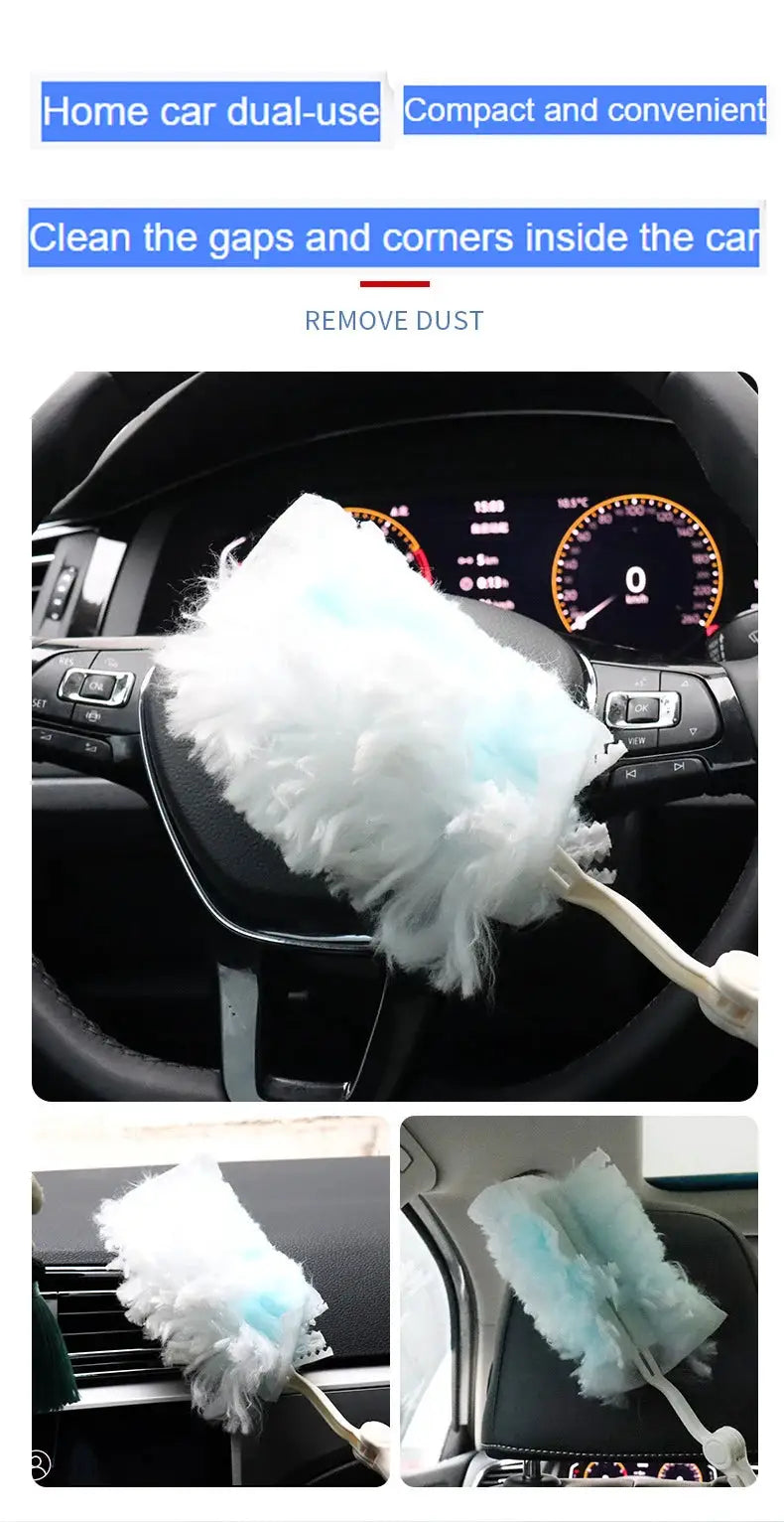 Disposable duster refills, 10-count microfiber blue/white for Swiffer Duster