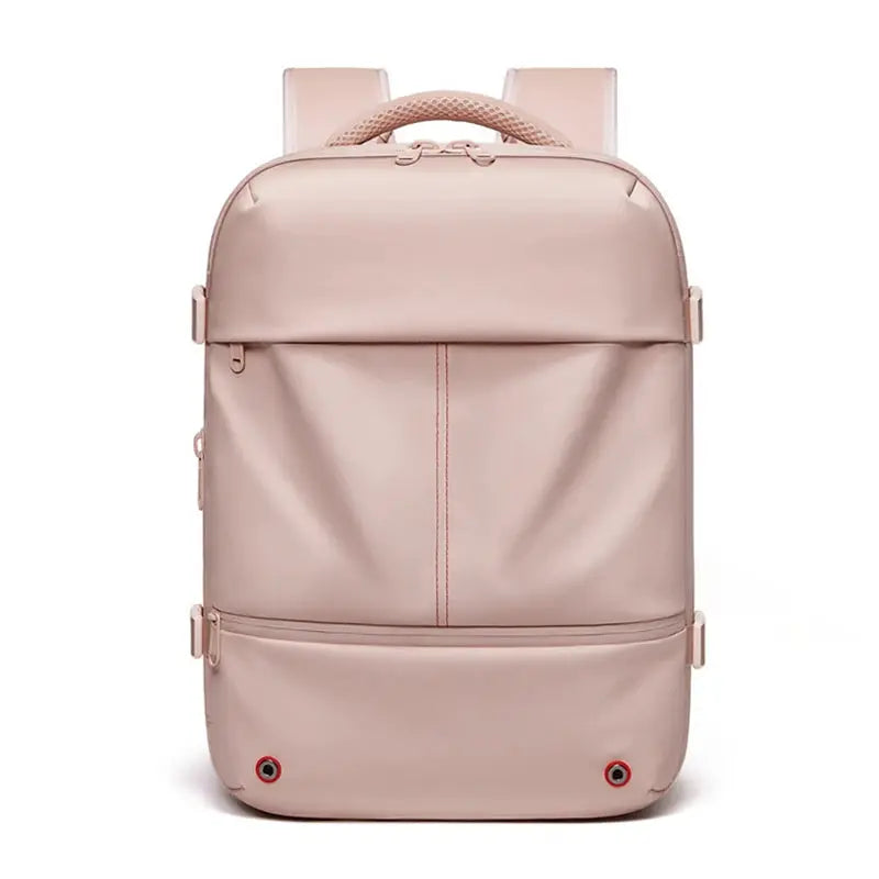 VoyagePro Travel Casual 16 Inch Vacuum Compression Laptop Backpack With USB Charging Waterproof Oxford 40L Expandable