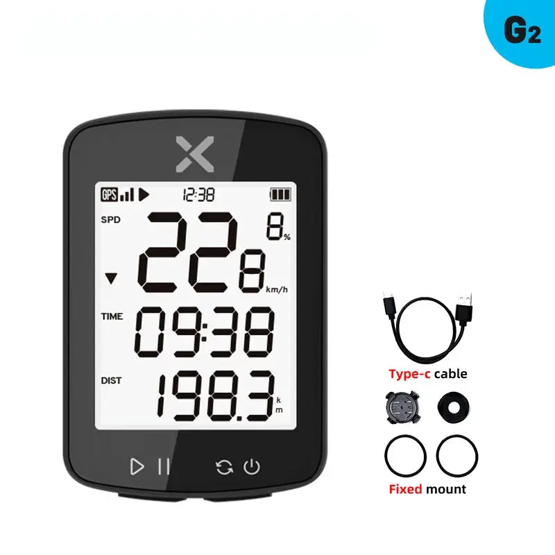 XOSS G2 Plus Wireless GPS Bike Computer For Road And MTB Waterproof Cadence ANT Plus