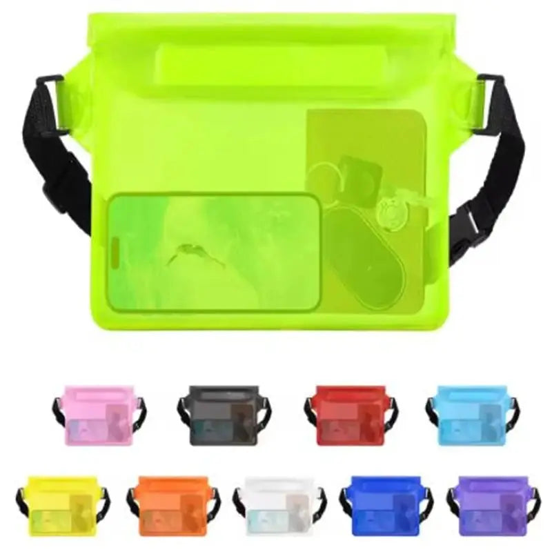 Waterproof Swimming Bag And Dry Phone Case Waist Pack For Beach Boat Skiing Diving And Outdoor Sports