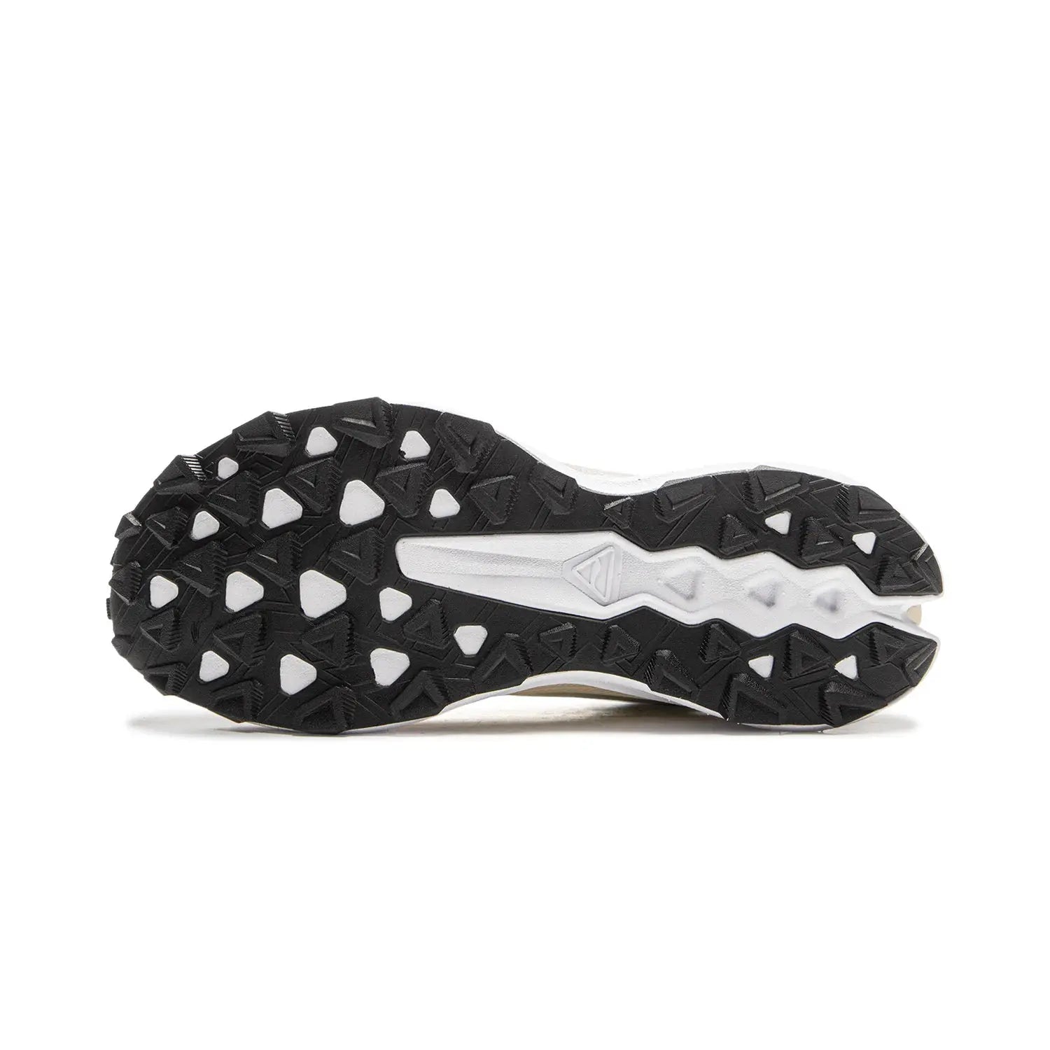 Li-Ning BEN XIAO trail running shoe outsole in black with white midsole accents