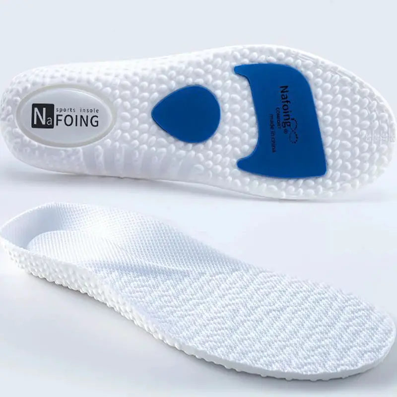 Men's Soft Sole Sports Insoles Shock Absorbing Breathable For Summer Comfort And Fatigue Free Standing Long Hours