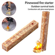 Rafford pine wood ignition matches, 2 pcs, outdoor camping fire starters by Simples Market