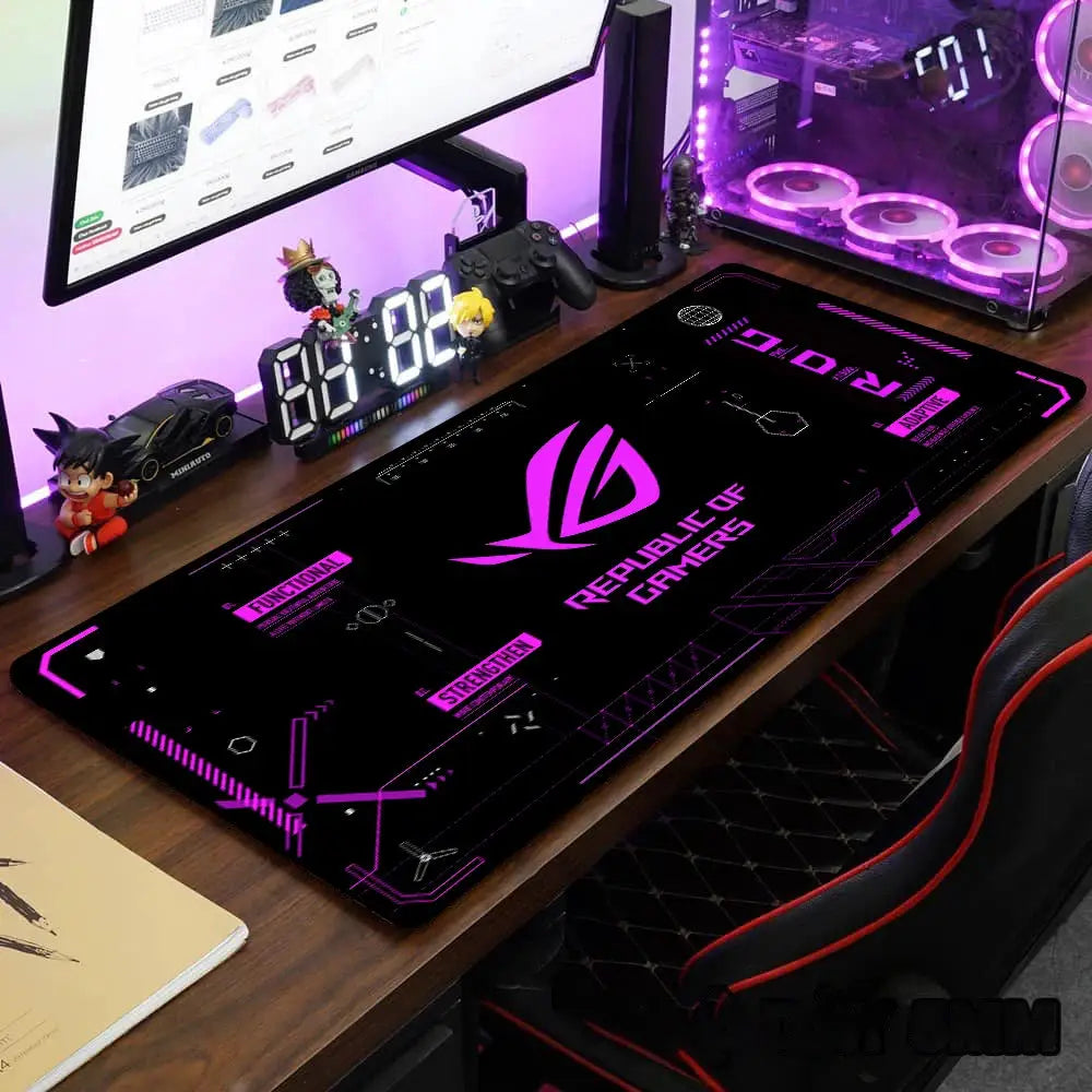 Dapesuom XXL Extended Gaming Mat for PC and Keyboard Large Mouse Pad Non Slip Surface Ultra Smooth Fabric