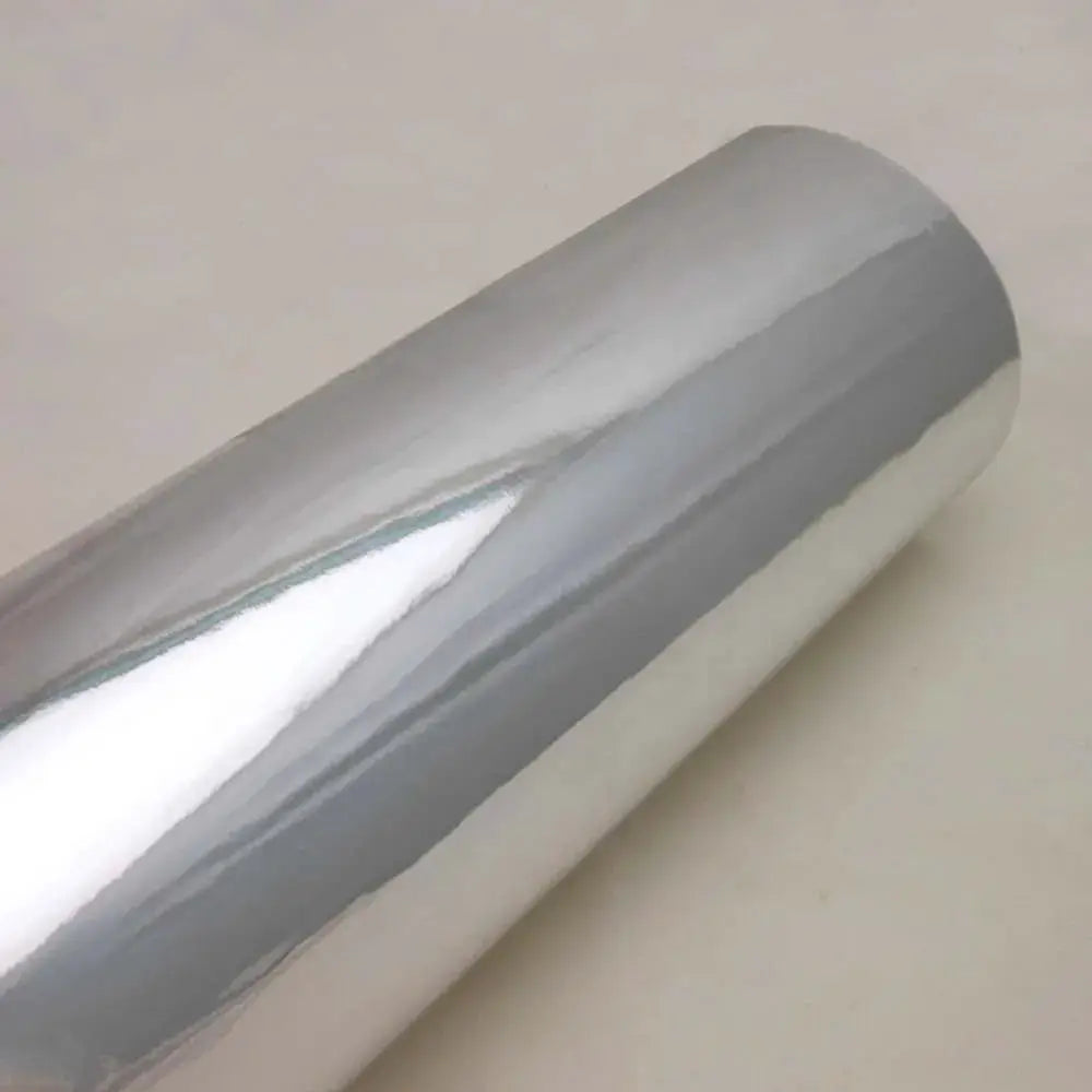 Simples Market chrome vinyl wrap film roll in silver with mirror finish for cars and motorcycles