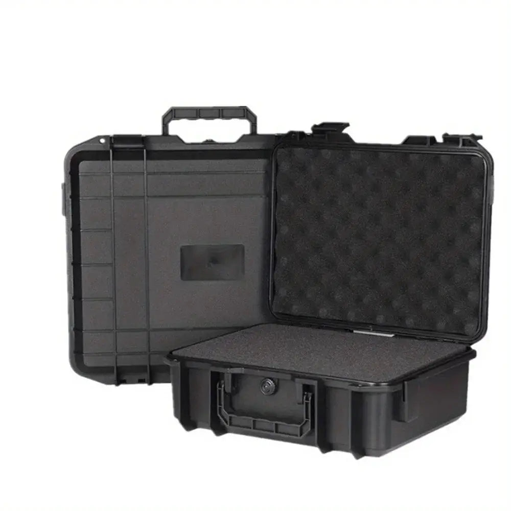 GuardPro Waterproof Hard Carry Case Toolbox With Pre Cut Sponge Interior For Customizable Secure Tool Storage