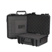 GuardPro Waterproof Hard Carry Case Toolbox With Pre Cut Sponge Interior For Customizable Secure Tool Storage