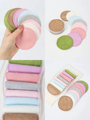 PureGlow Reusable Makeup Remover Pads Soft Polyurethane Washable Face Cleansing Sponges Skin Safe Pack Of 5 10 20