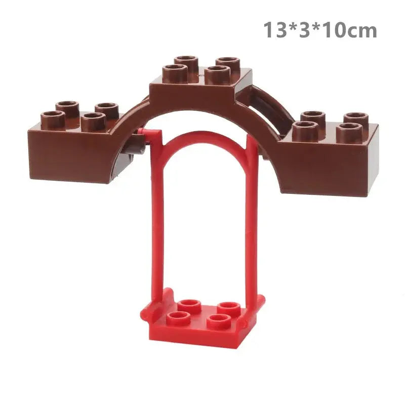 Big Building Blocks Compatible With Slide Swing Seesaw Playground Educational Creative Toy for Kids Gift