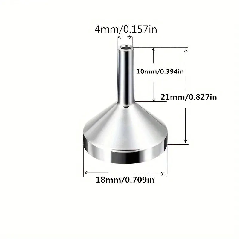 1 3 5 Pieces Refillable Perfume Bottle Funnel Kit Mini Travel Bottle For Easy Bottom Fill Dispensing On The Go