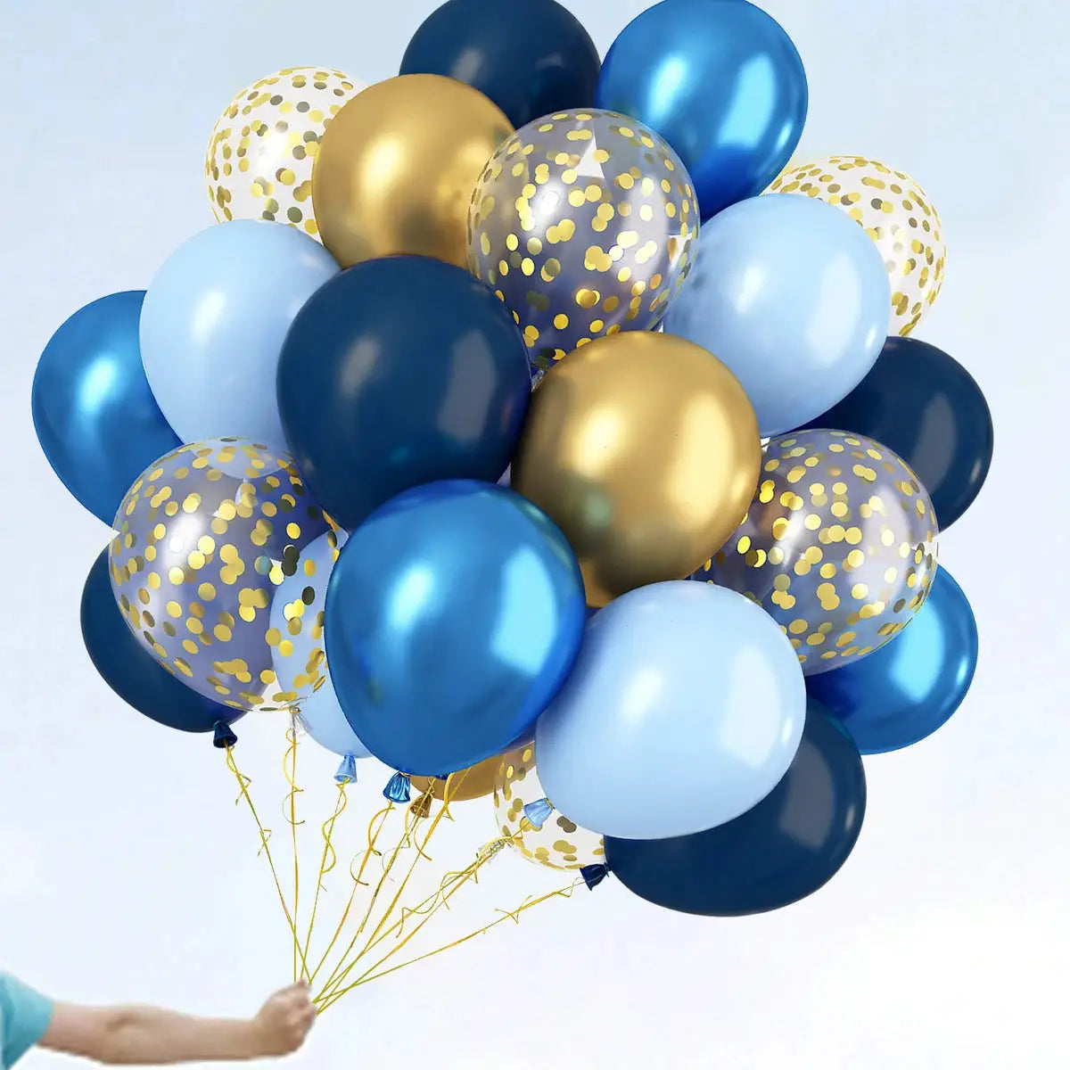 Metallic Pearl Latex Balloons Confetti Gold Set 31 36 37 51 101 Pcs For Birthday Weddings Baby Shower Decor