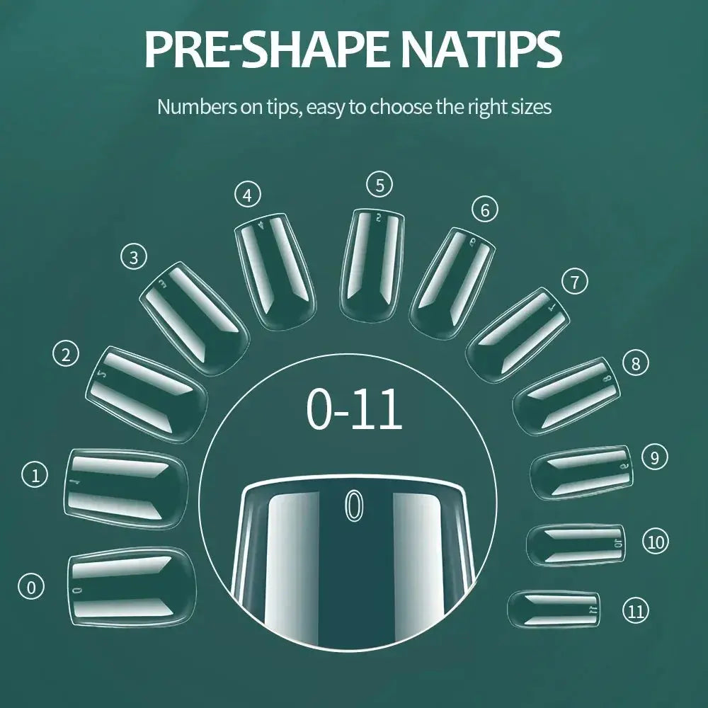 NailPop Soft Gel Nail Tips 600 Pcs Full Cover Coffin Almond Oval Shapes For Salon Quality At Home