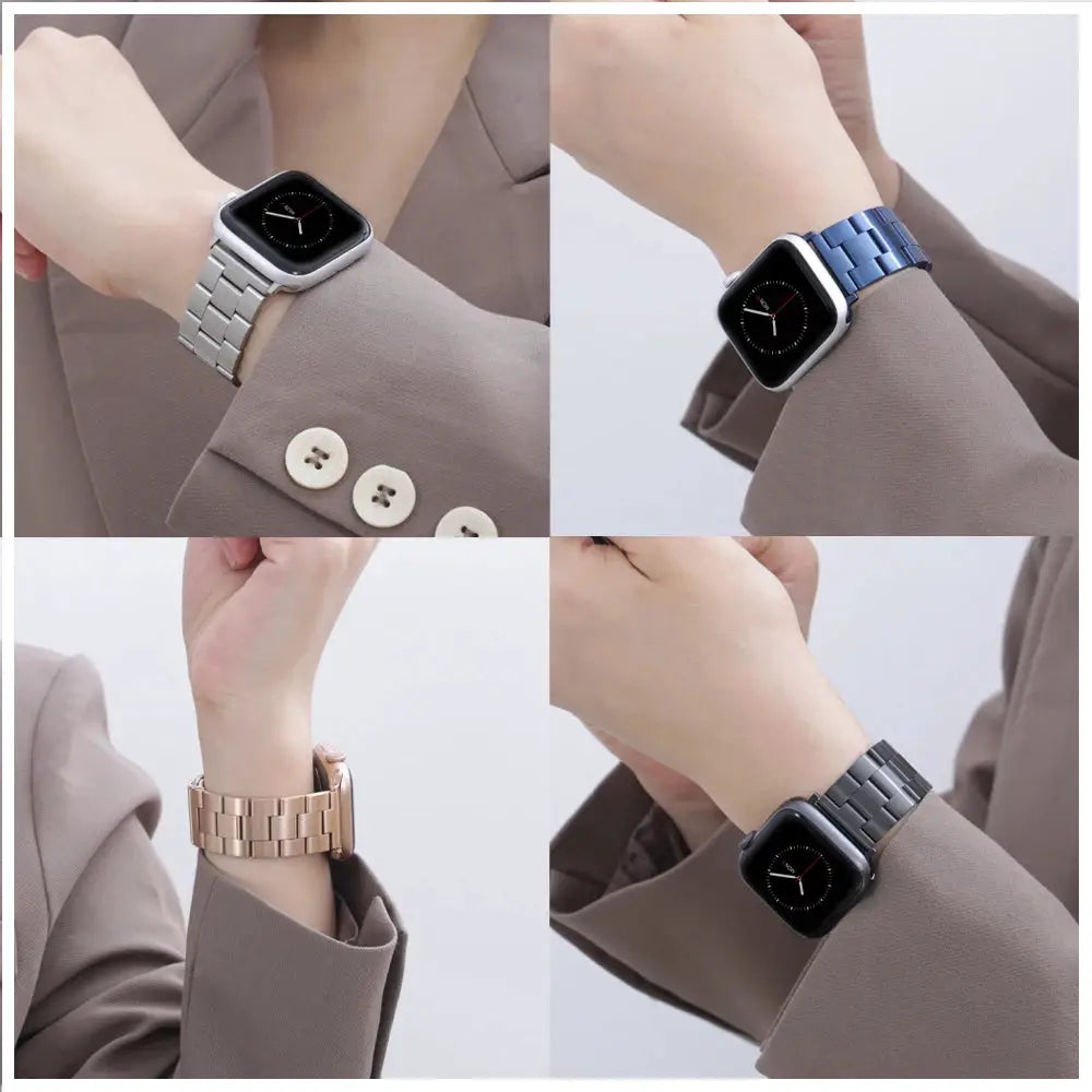 Stainless Steel Strap For Apple Watch Ultra Band 49mm 44mm 40mm 42mm 38mm 41mm Watchband Bracelet iWatch series 3 SE 6 7 8 45mm