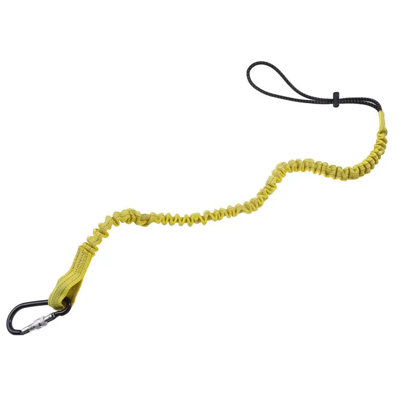 Safety Bungee Tether Tool Lanyard With Carabiner Hook For Climbing And Aerial Work Anti Falling Safety Rope