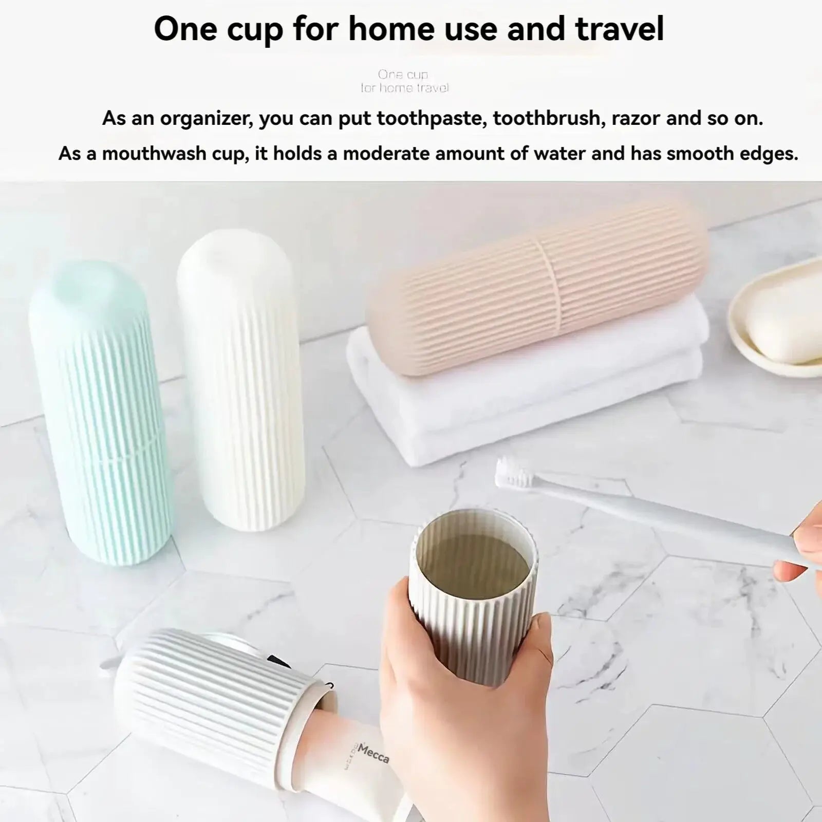 TrailGuard Portable Toothbrush And Toothpaste Case With Breathable Air Holes Keeps Bacteria Away For Travel