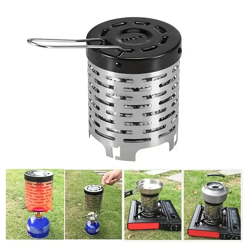 Stainless Steel Heating Cover For Outdoor Camping Infrared Heater Cassette Baking Stove