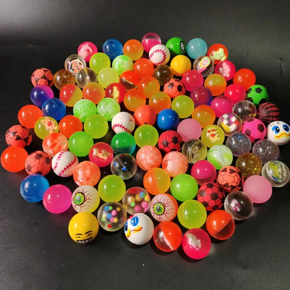 12 Or 30 Pieces Mini Colorful Bouncy Ball Toys For Kids Parties Baby Showers Pinata Fillers Party Favors