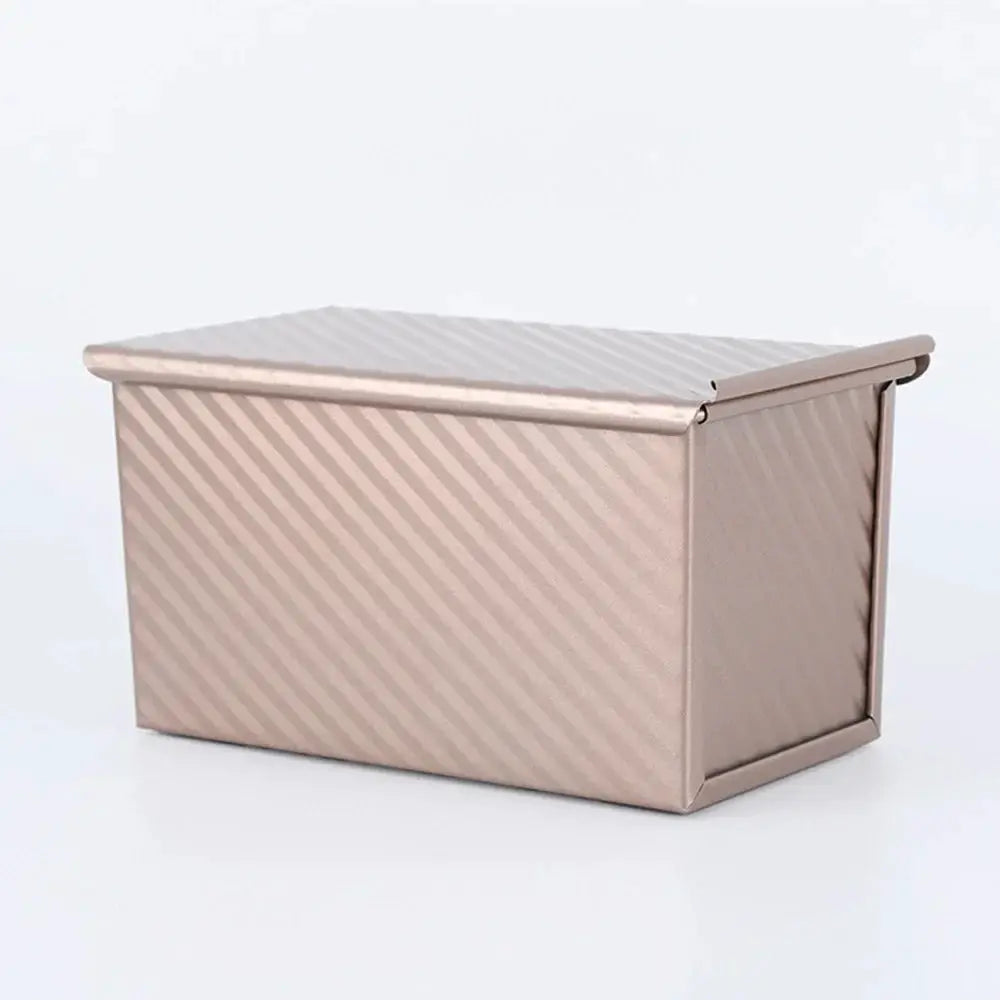 HomeBake Nonstick Toast Mold Pan With Lid Carbon Steel For Easy Release And Even Oven Baked Bread