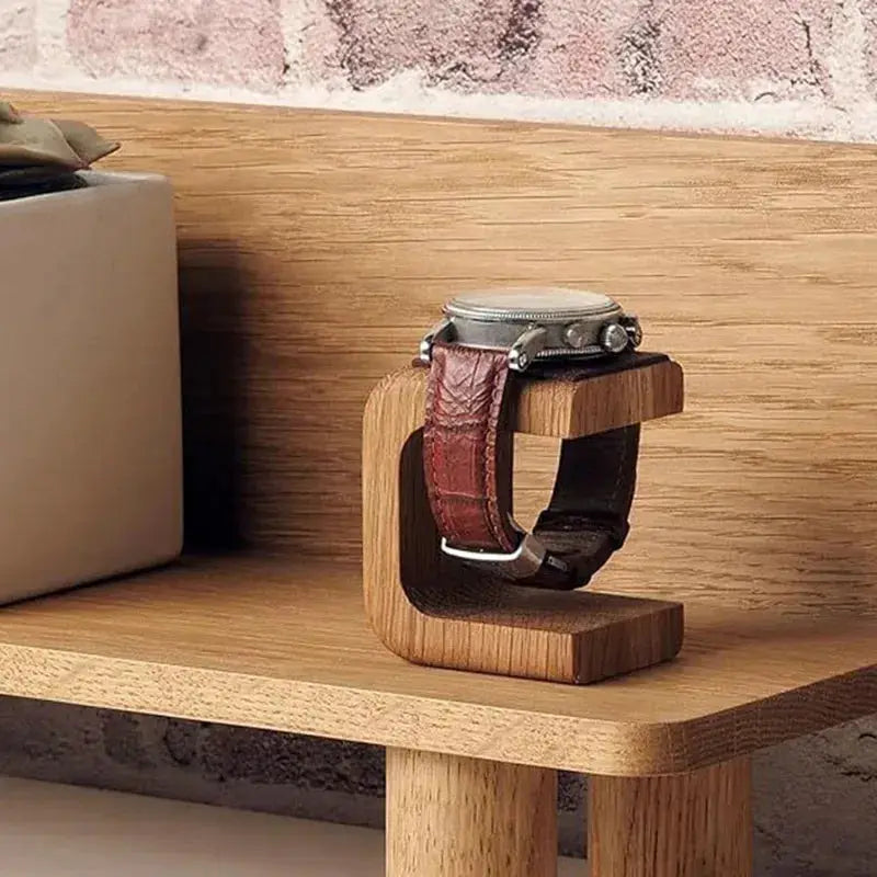 Wooden Watch Holder Jewelry Organizer Display Stand For Bracelet Ring And Watch Solid Wood