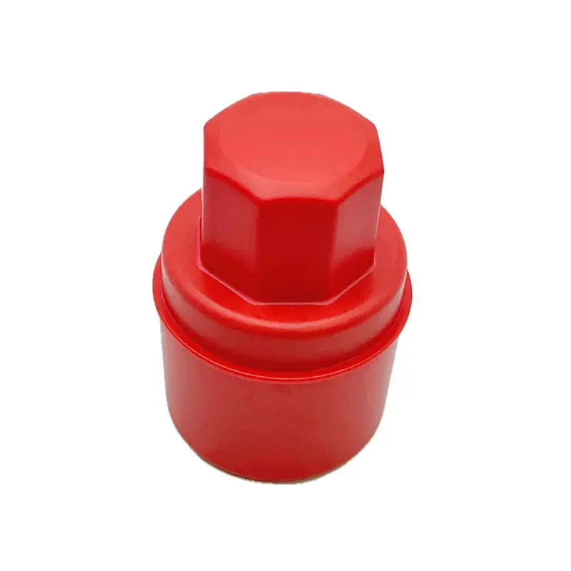 Simples Market red plastic hex-cap applicator knob for car tire dressing tools