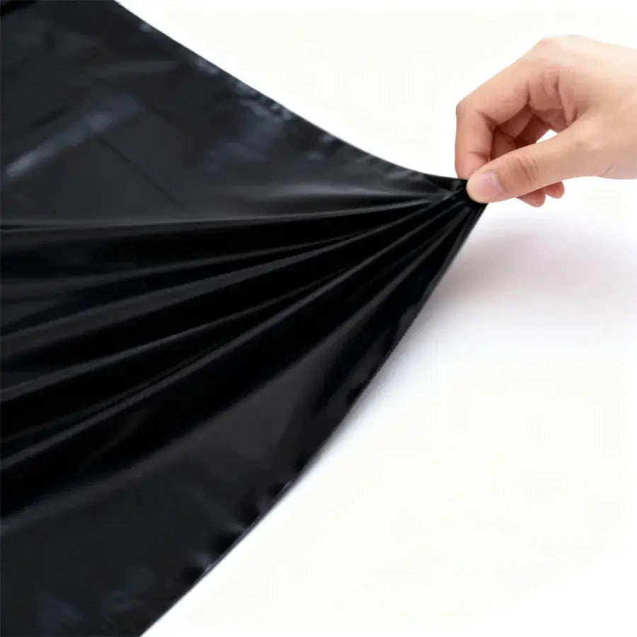 Bed sheets by Simples Market, pure black PVC, waterproof and oil-proof