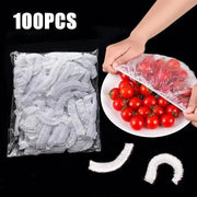 Disposable Food Covers Elastic Edges Food Grade Plastic Fits Dishes Bowls And Containers Keeps Fruit Vegetables Fresh