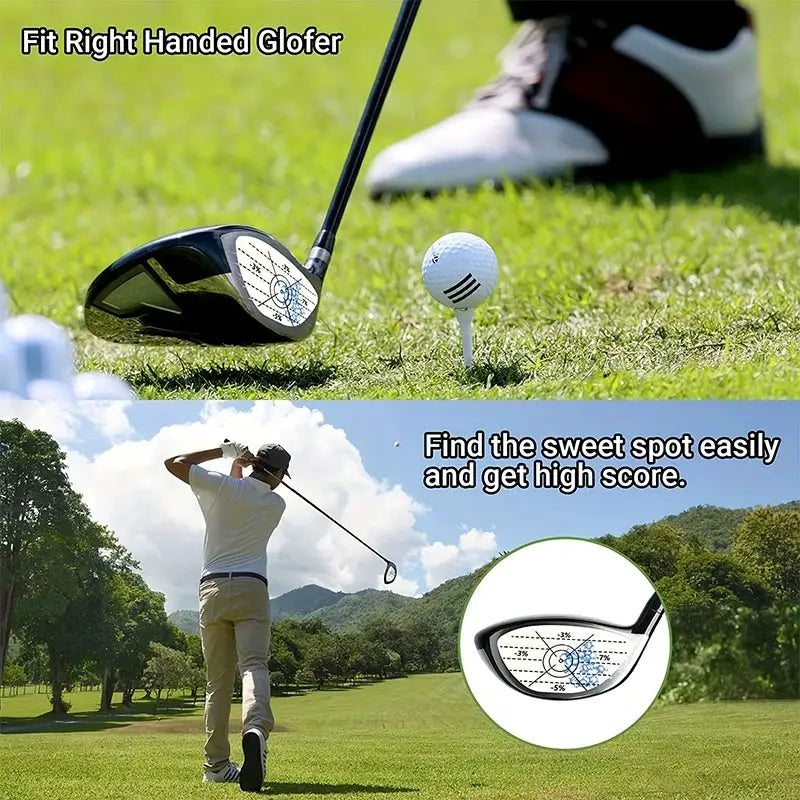 150 Pieces Golf Club Impact Tape Labels For Drivers Woods Irons Putters Hitting Recorder Training Aids Swing Practice