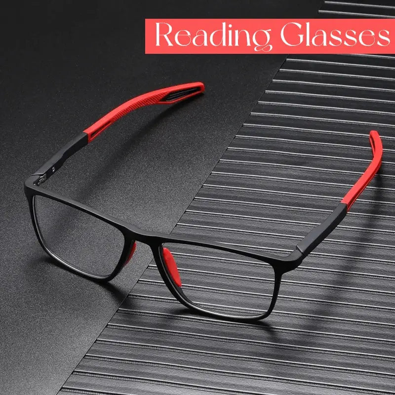 Lumiview Pro Anti Blue Light Reading Glasses Ultralight TR90 Sport Presbyopia Eyewear Up To 4 Diopters