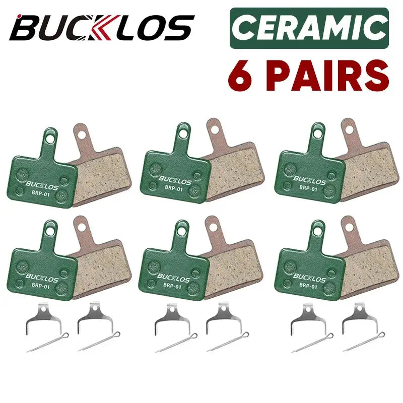 Bucklos Ceramic Hydraulic Disc Brake Pads for Shimano MT200 B01S B05S MTB Mountain Road Bike