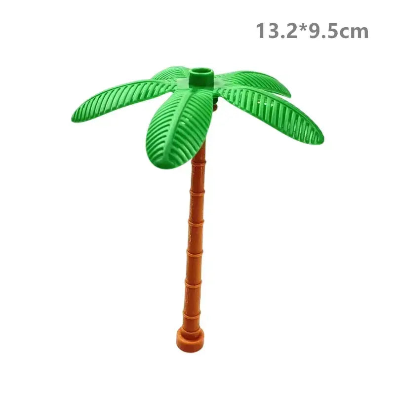 Big Outdoor Building Blocks Forest Plant Series Set For Farm Garden Decor And Kids Toys Bricks