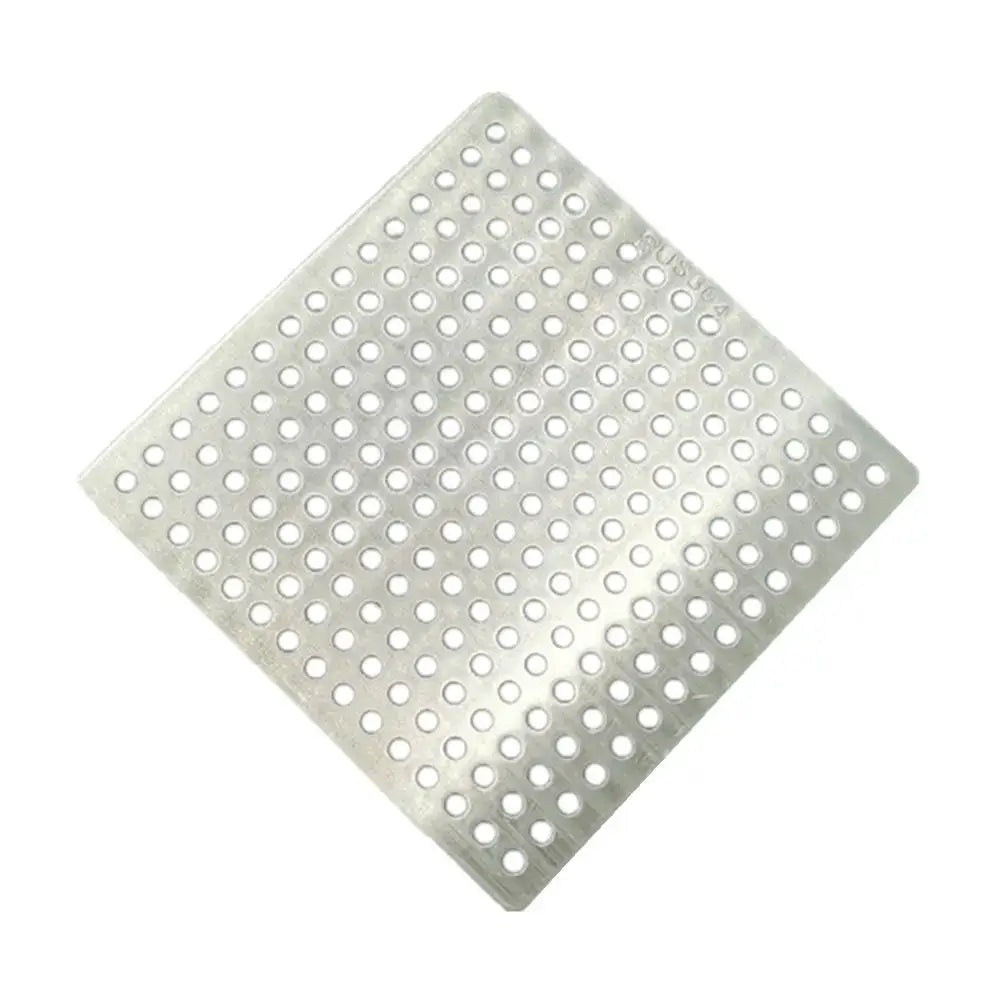 Stainless steel square floor drain cover with perforated holes, Simples Market