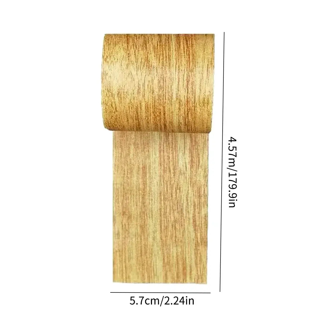 4.5M Roll Realistic Wood Grain Repair Adhesive Tape For Floors Cabinets Furniture Skirting Line Sticker Home Decoration
