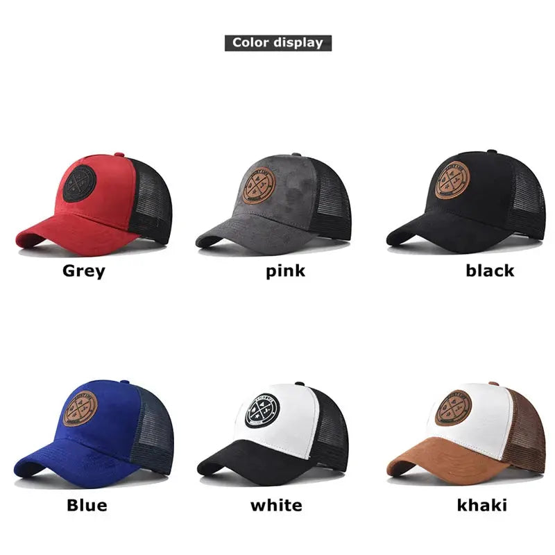Summer Mesh Baseball Cap For Women And Men ENJOY LIFE Patch Snapback Breathable Unisex Street Hip Hop Trucker Cap