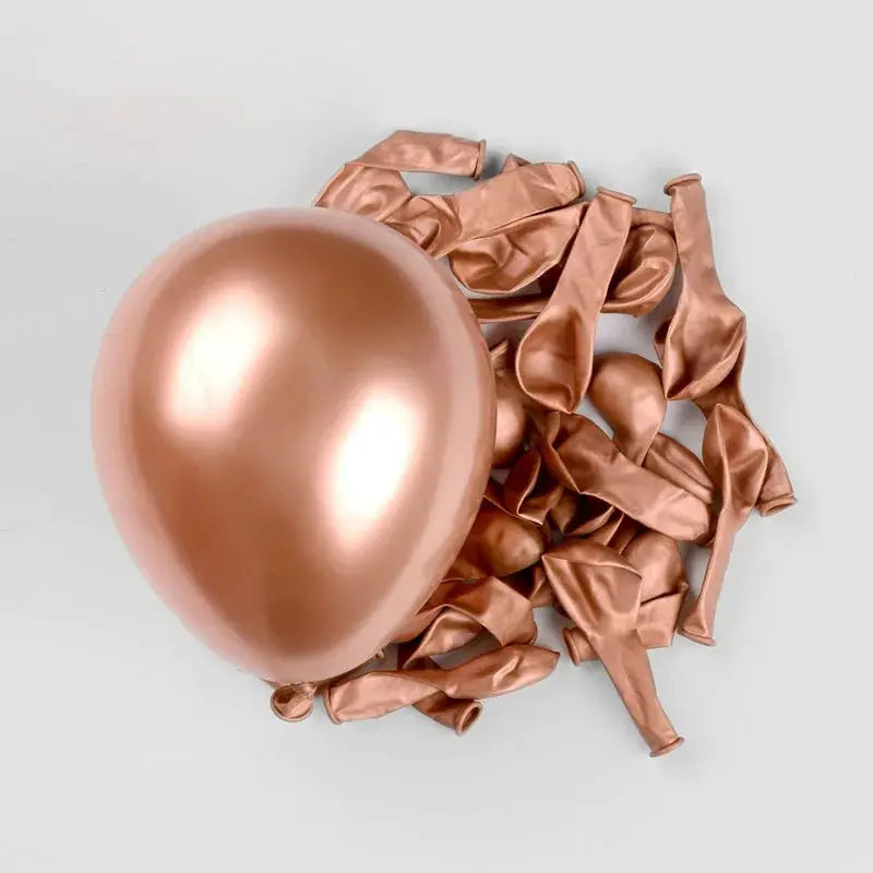 Metallic Balloons Set Gold Pink Blue Helium Latex For Wedding Birthday Party Baby Shower Decoration 20 Or 40 Pcs