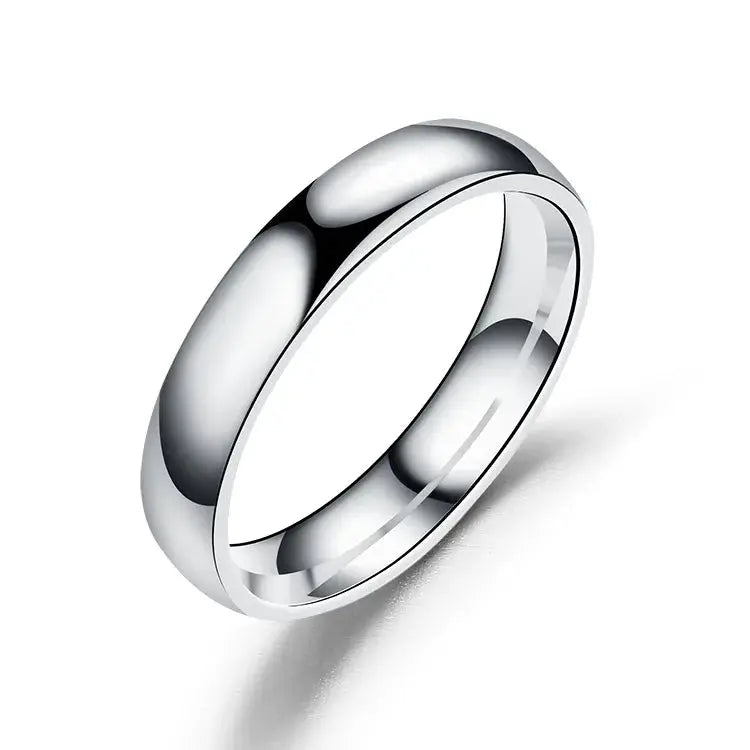 2mm Rose Gold Stainless Steel Ring For Women And Girls Minimalist Fashion Jewelry Gift