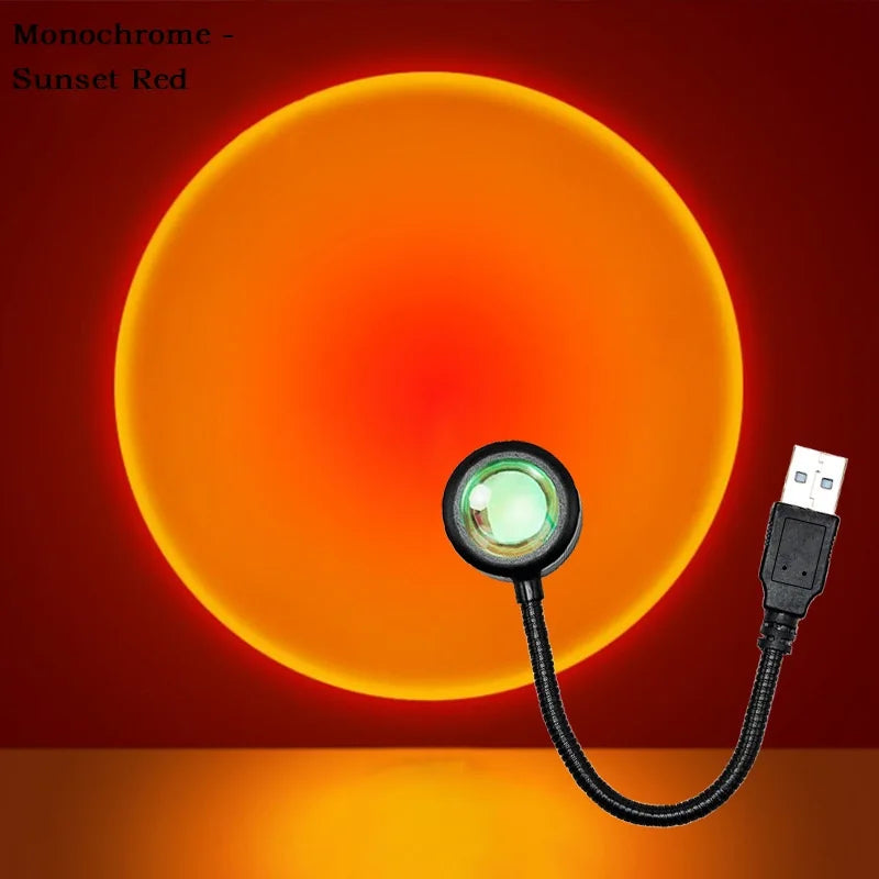 Kerokuru USB Sunset Light Lamp For Self Portrait Photography LED