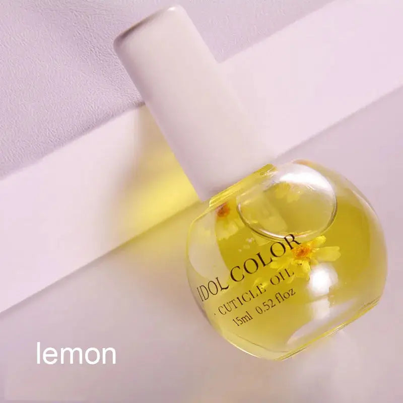 FloraNail 8 Flowers Nail Nutrition Oil With Dried Flower Infusions For Moisturized Cuticles And Nail Growth Support