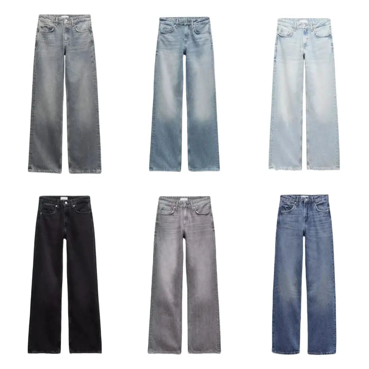Z1975 Straight Leg Jeans For Women Y2K Classic Wash 2025 ETJ