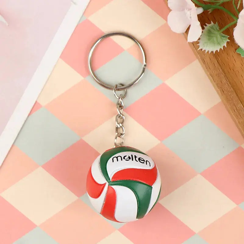 PVC Volleyball Keychain Ornament Beach Ball Gift For Sports Lovers And Business Gifts