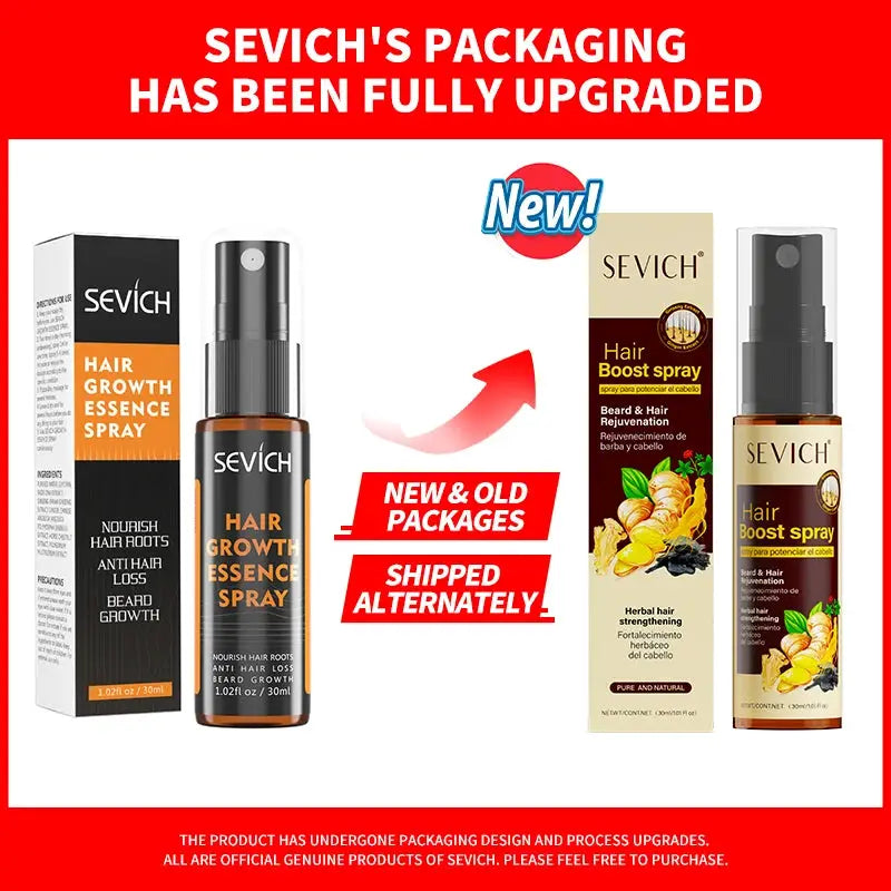 Sevich 30ml Hebal Oil Essence Fast Hair Growth Spray Hair Loss Treatment Help for hair Growth Hair Care