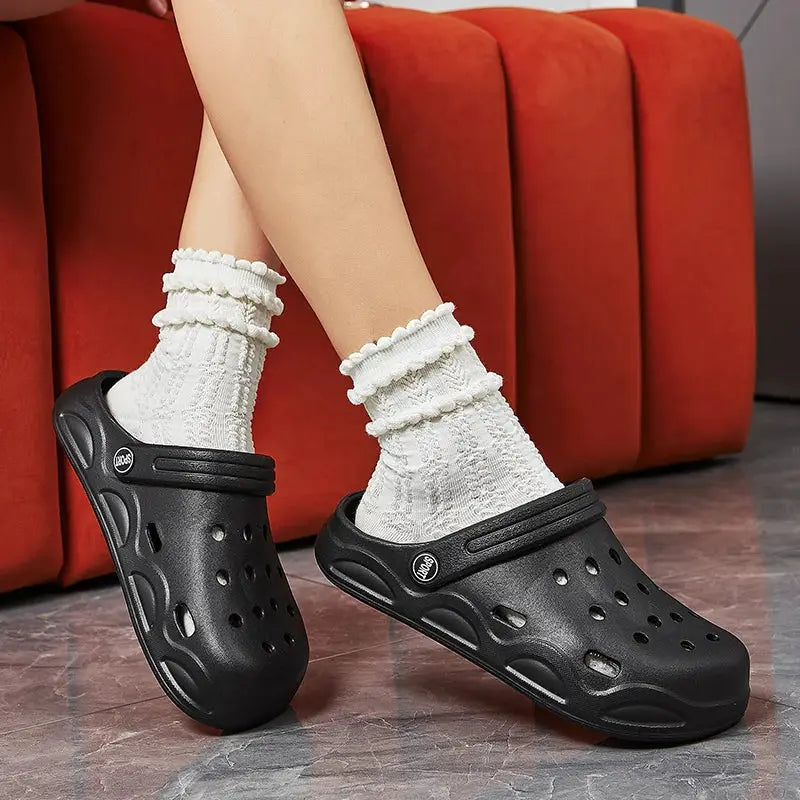 SunnyStep Women Summer Clogs Slippers Lightweight Anti Slip Beach Sandals EVA Waterproof Garden Shoes All Day Comfort