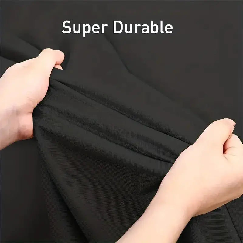 Outdoor double sofa cover, 120-size, black rectangular dust cover for patio furniture by Simples Market
